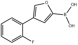 4-(2-Fluorophenyl)furan-2-boronic acid structure