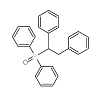 Phosphine oxide,(1,2-diphenylethyl)diphenyl- Structure