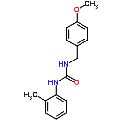 1-((4-METHOXYPHENYL)METHYL)-3-(2-METHYLPHENYL)UREA Structure