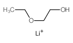 Ethanol, 2-ethoxy-,lithium salt (1:1) Structure