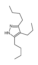 3,5-dibutyl-4-propyl-1H-pyrazole结构式