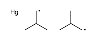 bis(2-methylpropyl)mercury Structure