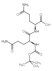 Boc-Gln-Gln-OH structure