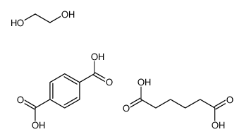 adipic acid, ethylene glycol, terephthalic acid Structure