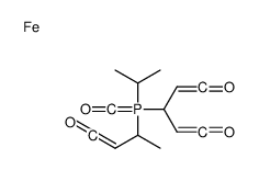 iron,3-[4-oxobut-3-en-2-yl-(oxomethylidene)-propan-2-yl-λ5-phosphanyl]penta-1,4-diene-1,5-dione结构式