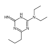 2-N,2-N-diethyl-6-propyl-1,3,5-triazine-2,4-diamine Structure