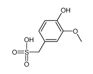 (4-hydroxy-3-methoxyphenyl)methanesulfonic acid结构式