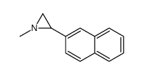 1-methyl-2-naphthalen-2-ylaziridine Structure