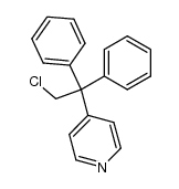 4-(2-chloro-1,1-diphenylethyl)pyridine结构式