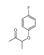 3-(4-FLUOROPHENOXY)-2-BUTANONE structure