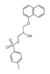 3-(1-Naphthyloxy)-2-hydroxy-1-propyl-tosylat Structure