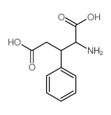 2-amino-3-phenyl-pentanedioic acid structure