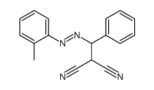 2-[[(2-methylphenyl)diazenyl]-phenylmethyl]propanedinitrile Structure
