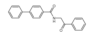 N-(2-oxo-2-phenylethyl)-4-phenylbenzamide Structure