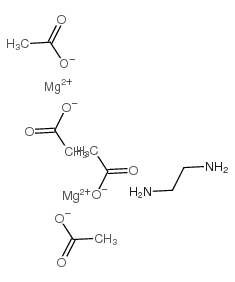 magnesium [[N,N'-ethylenebis[N-(carboxymethyl)glycinato]](4-)-N,N',O,O',ON,ON']magnesate(2-) Structure