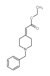 ETHYL 2-(1-BENZYLPIPERIDIN-4-YLIDENE)ACETATE Structure