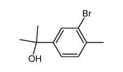 2-(3-bromo-4-methylphenyl)propan-2-ol结构式