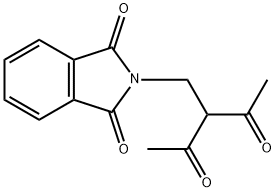 2-(2-acetyl-3-oxobutyl)isoindole-1,3-dione structure