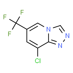 8-Chloro-6-(trifluoromethyl)-[1,2,4]triazolo[4,3-a]pyridine structure