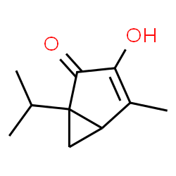 Bicyclo[3.1.0]hex-3-en-2-one, 3-hydroxy-4-methyl-1-(1-methylethyl)- (9CI)结构式