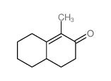 2(3H)-Naphthalenone, 4,4a,5,6,7,8-hexahydro-1-methyl- Structure