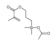 3-[acetyloxy(dimethyl)silyl]propyl 2-methylprop-2-enoate Structure