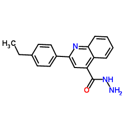 2-(4-Ethylphenyl)-4-quinolinecarbohydrazide Structure