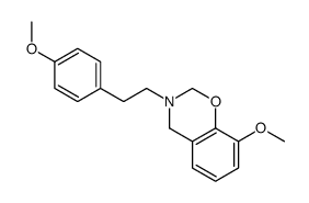 8-methoxy-3-[2-(4-methoxyphenyl)ethyl]-2,4-dihydro-1,3-benzoxazine Structure