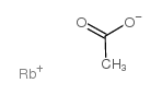 rubidium acetate Structure