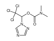 1,1,1-trichloro-2-dimethylcarbamoyloxy-2-[1,2,4]triazol-1-yl-ethane Structure