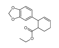 ethyl 2-(1,3-benzodioxol-5-yl)cyclohex-3-ene-1-carboxylate Structure