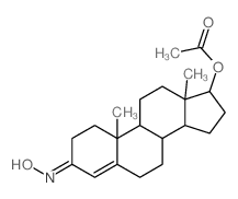 [(3Z)-3-hydroxyimino-10,13-dimethyl-1,2,6,7,8,9,11,12,14,15,16,17-dodecahydrocyclopenta[a]phenanthren-17-yl] acetate Structure