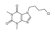 7-(4-chlorobutyl)-1,3-dimethylpurine-2,6-dione Structure