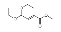 methyl 4,4-diethoxybut-2-enoate Structure