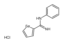 N-phenyl-selenophene-2-carboximidic acid amide, hydrochloride结构式