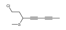 8-chloro-6-methylsulfanyl-octa-2,4-diyne Structure