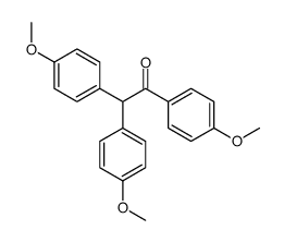 1,2,2-tris(4-methoxyphenyl)ethanone结构式