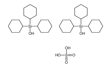 sulfuric acid,tricyclohexyl(hydroxy)silane Structure