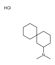 N,N-dimethylspiro[5.5]undecan-4-amine,hydrochloride结构式