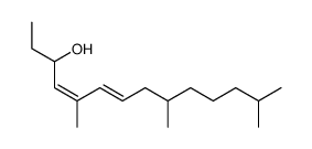 5,9,13-trimethyltetradeca-4,6-dien-3-ol Structure