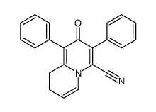 2-oxo-1,3-diphenylquinolizine-4-carbonitrile结构式