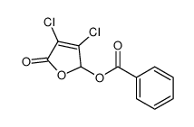 (3,4-dichloro-5-oxo-2H-furan-2-yl) benzoate Structure