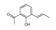 1-[2-hydroxy-3-(prop-1-enyl)phenyl]ethanone Structure