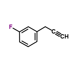 1-Fluoro-3-(2-propyn-1-yl)benzene结构式