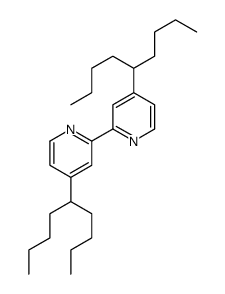 4,4'-bis(1-butylpentyl)-2,2'-bipyridine结构式