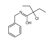 N-Benzyl-2-chloro-2-ethylbutyramide Structure