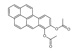 (7-acetyloxybenzo[a]pyren-8-yl) acetate结构式