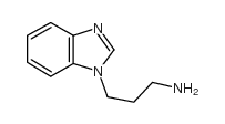 3-(1H-苯并[d]咪唑-1-基)丙-1-胺结构式