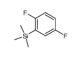 (2,5-difluorophenyl)trimethylsilane Structure