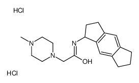 N-(1,2,3,5,6,7-hexahydro-s-indacen-1-yl)-2-(4-methylpiperazin-1-yl)acetamide,dihydrochloride Structure